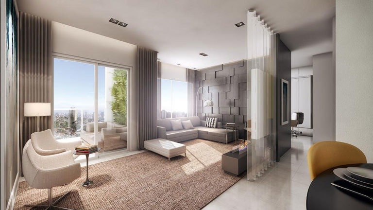 Sala para dois ambientes: 60 projetos integrados com fotos