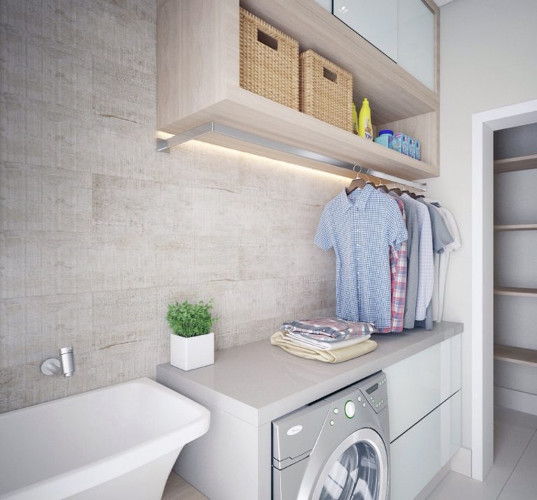 Área de serviço decorada: 135 modelos, fotos e projetos lindos