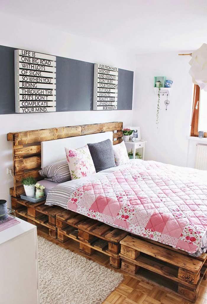 Pallets além da cama