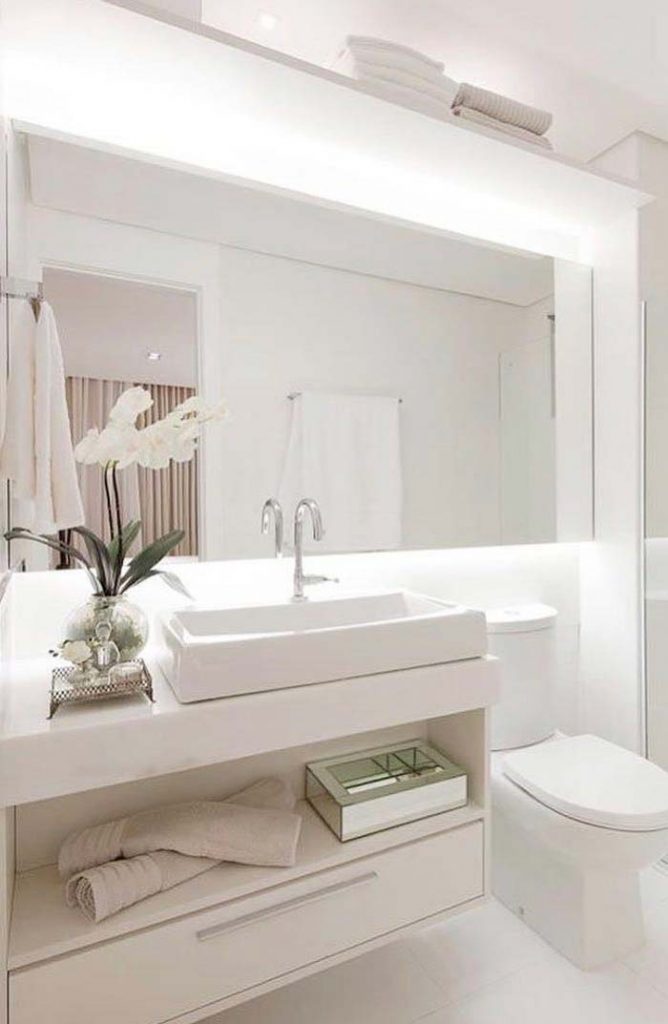 Banheiro branco 95 fotos e ideias de decoração com a cor