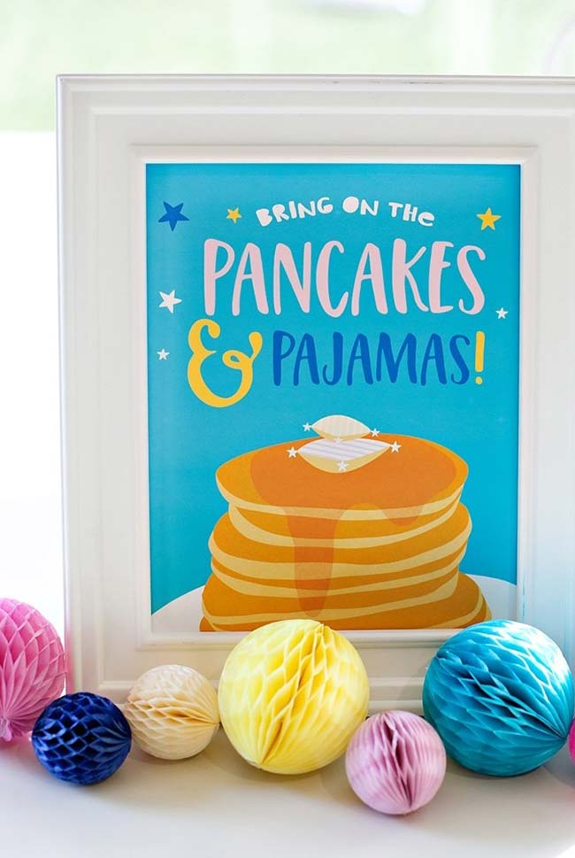 Decorações personalizadas e divertidas da festa do pijama
