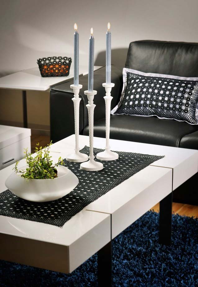 Caminho de mesa de crochê: veja incríveis modelos e passo a passo