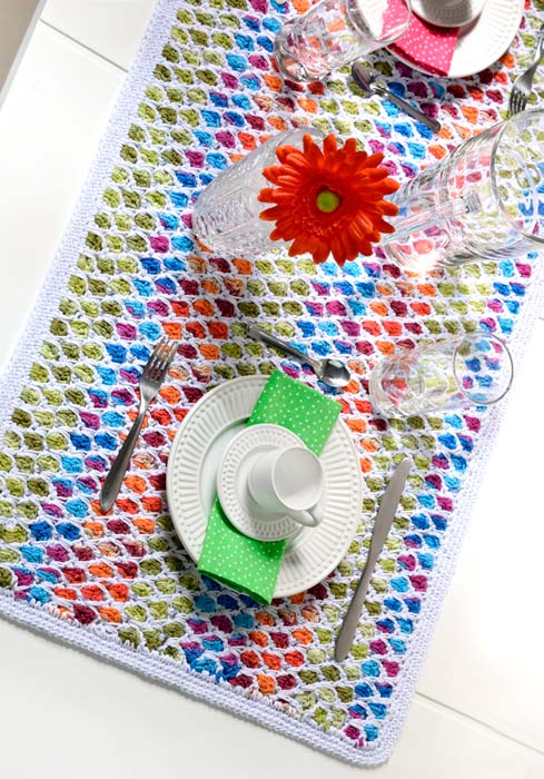 Caminho de mesa de crochê: veja incríveis modelos e passo a passo