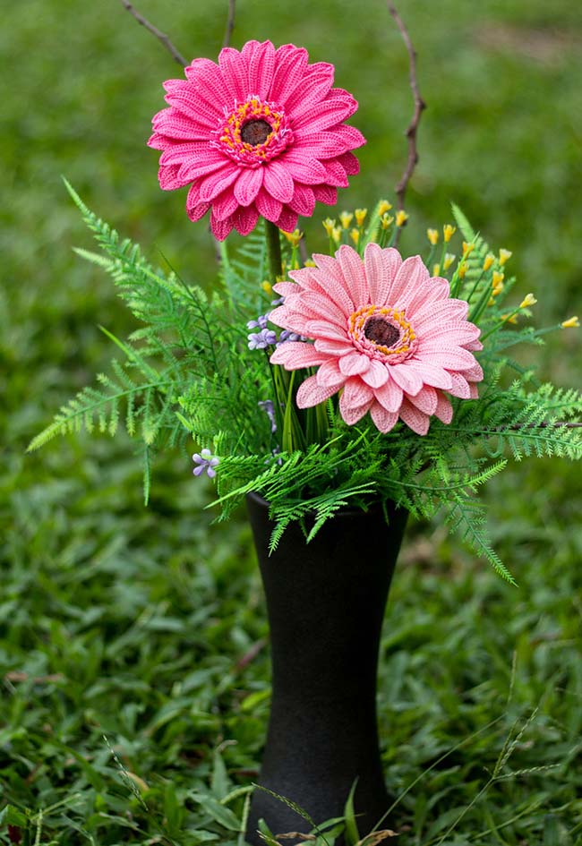 Mais flores de crochê para enganar todo mundo