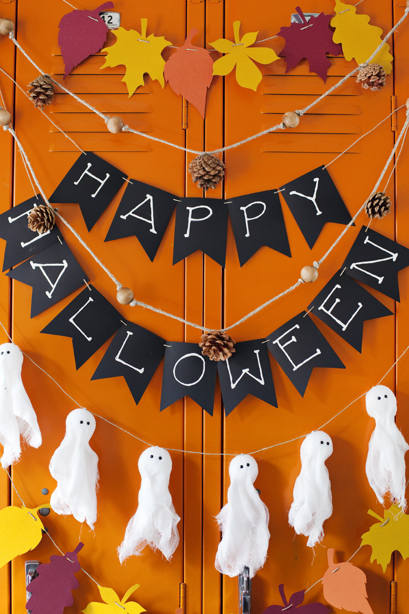 Decoração halloween faça você mesmo: garlands festivos e assustadores com poucos elementos