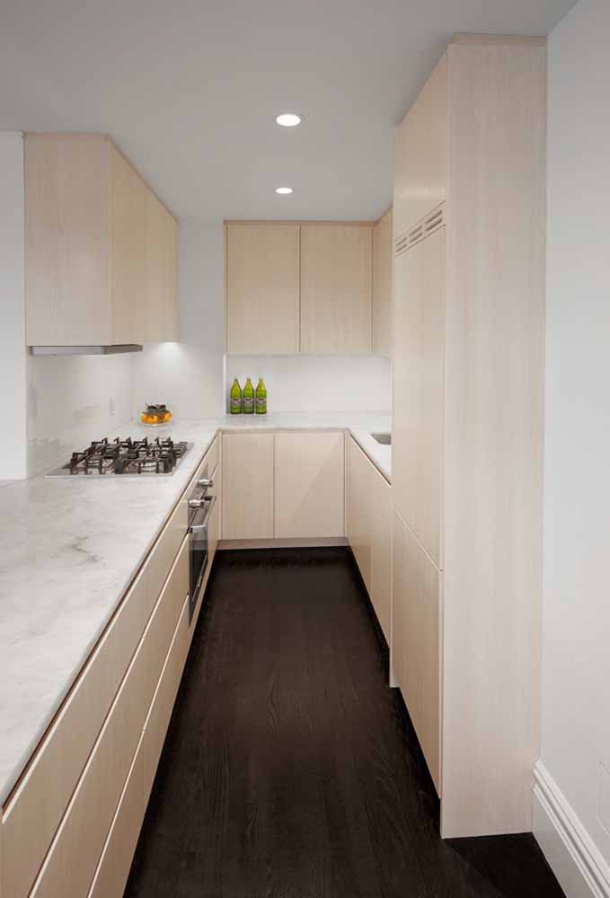 Modelo de cozinha simples: invista em tons pastéis para transmitir leveza na decoração