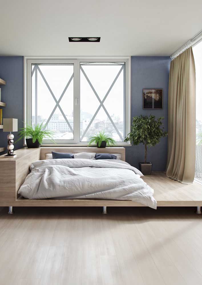 O quarto super moderno ficou ainda mais bonito com o piso vinílico