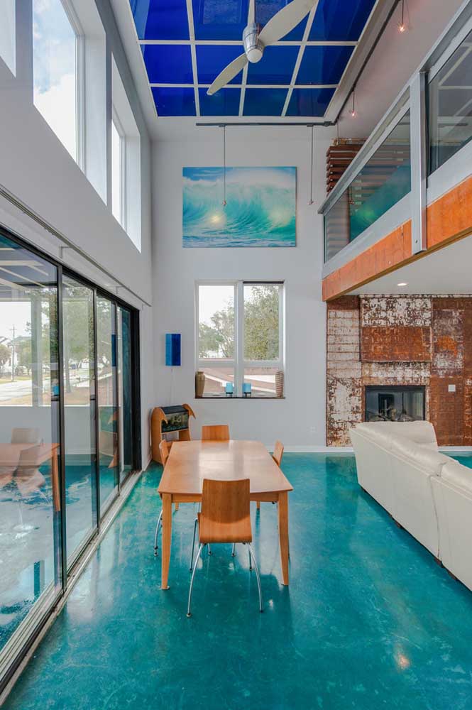 Qual a sensação que você sente com esse piso?