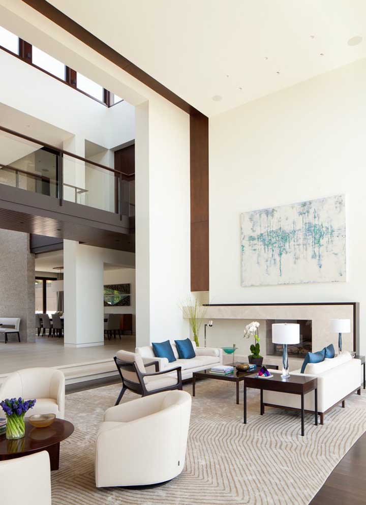 Casa grande por dentro: um projeto clássico e elegante