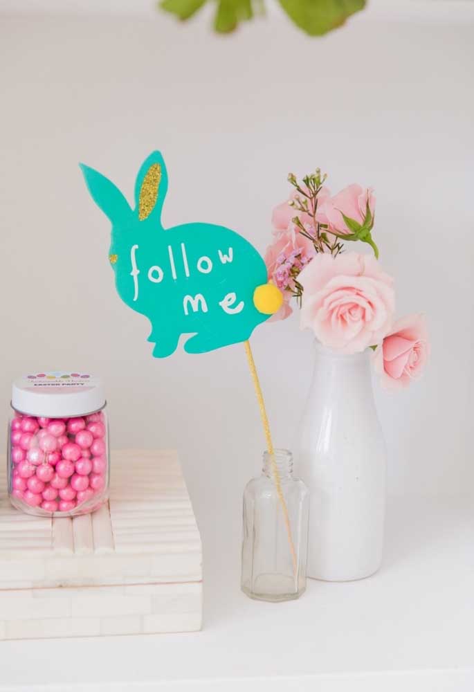 Que tal fazer uma decoração delicada e clean para comemorar a Páscoa?