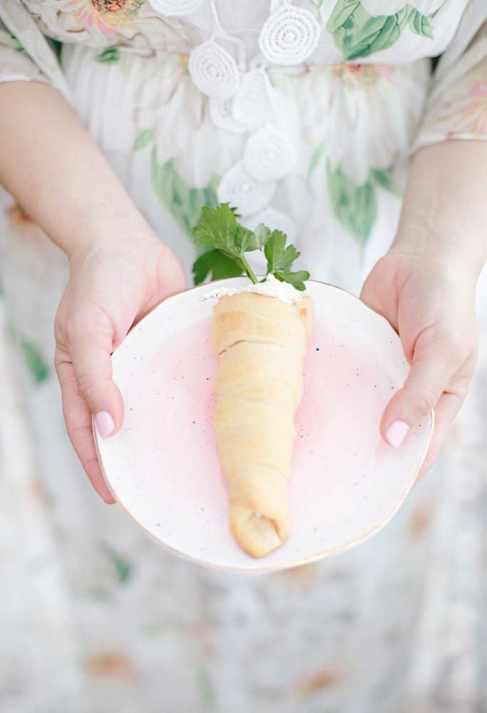 Que tal preparar alguns salgados no formato de símbolos e elementos decorativos da Páscoa?