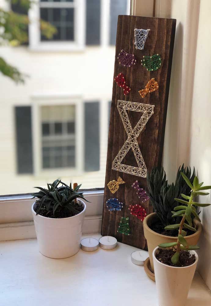 Pinterest Stringio String art: o que é? Como fazer passo a passo e fotos inspiradoras