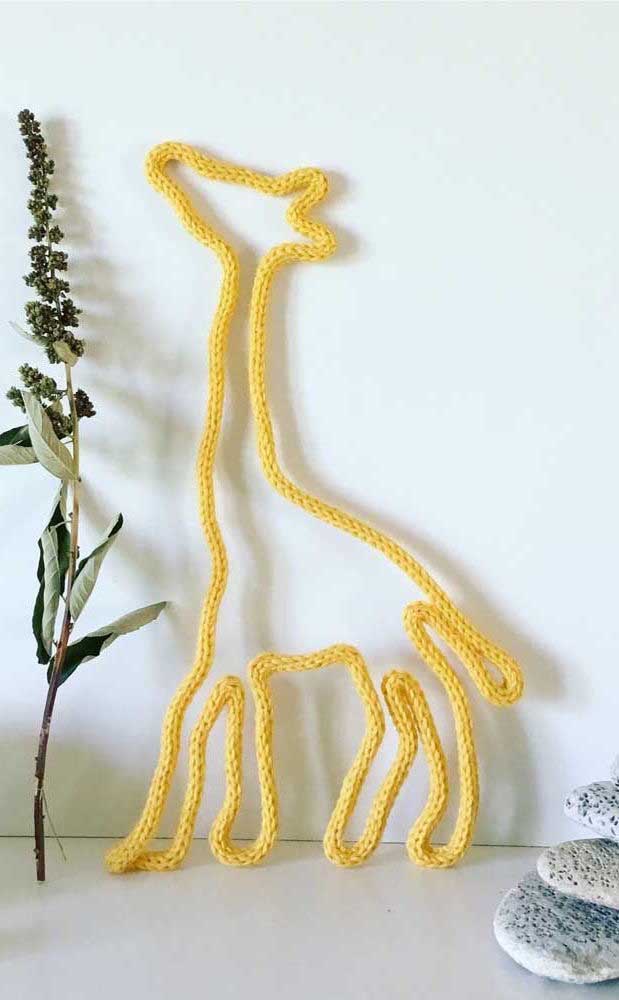 Que tal colocar uma girafa na decoração da sua casa?