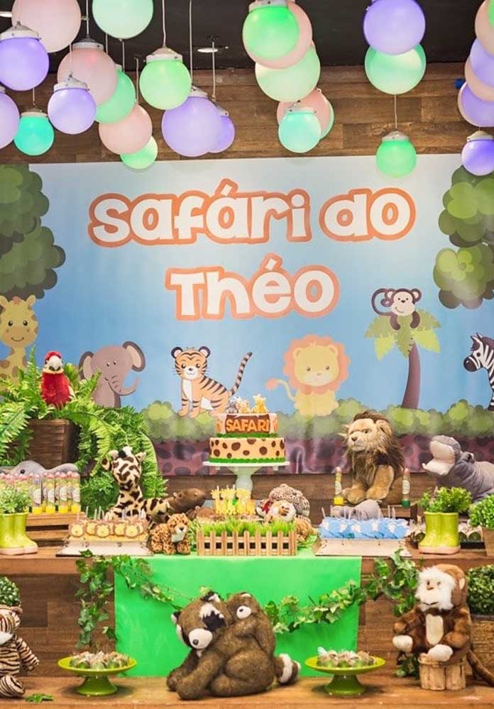 bolo festa safari 1 ano