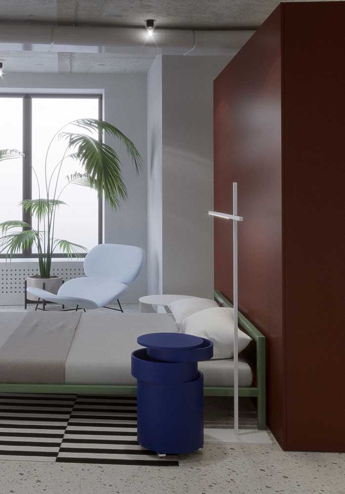 Já pensou em apostar neste tom de vermelho para decorar o quarto?