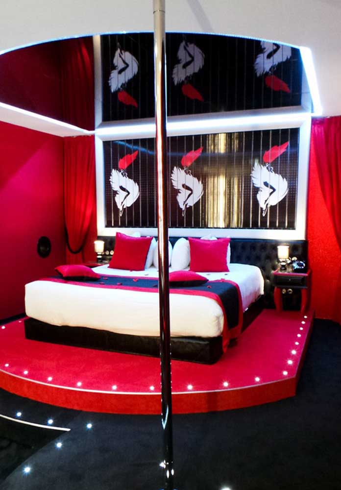 Para os casais mais apaixonados que desejam ter um ambiente inspirador, essa pode ser a aposta.