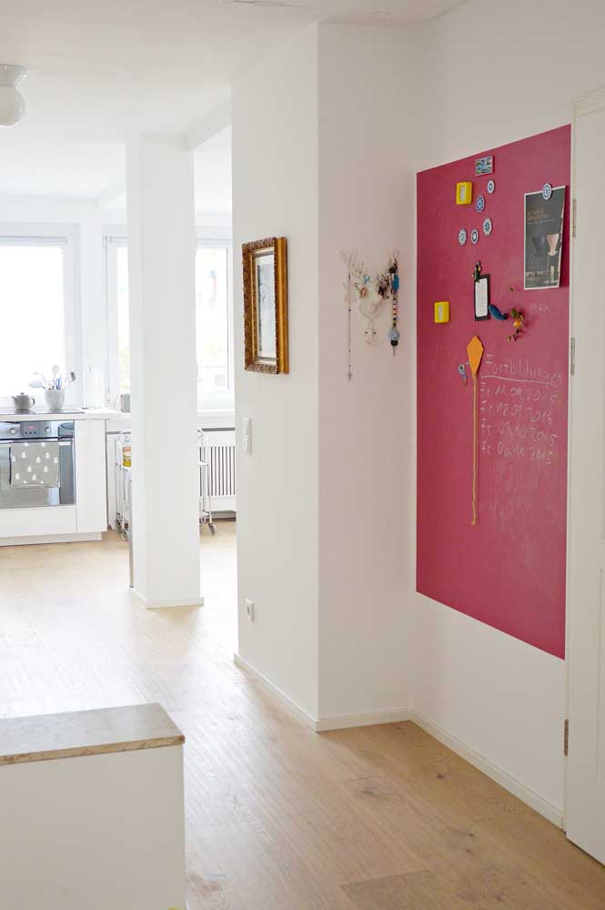 Outra opção de tinta lousa colorida.