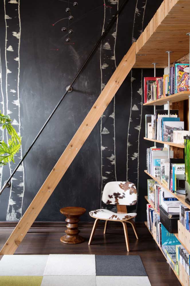 Customize a tinta parede lousa do seu jeito.