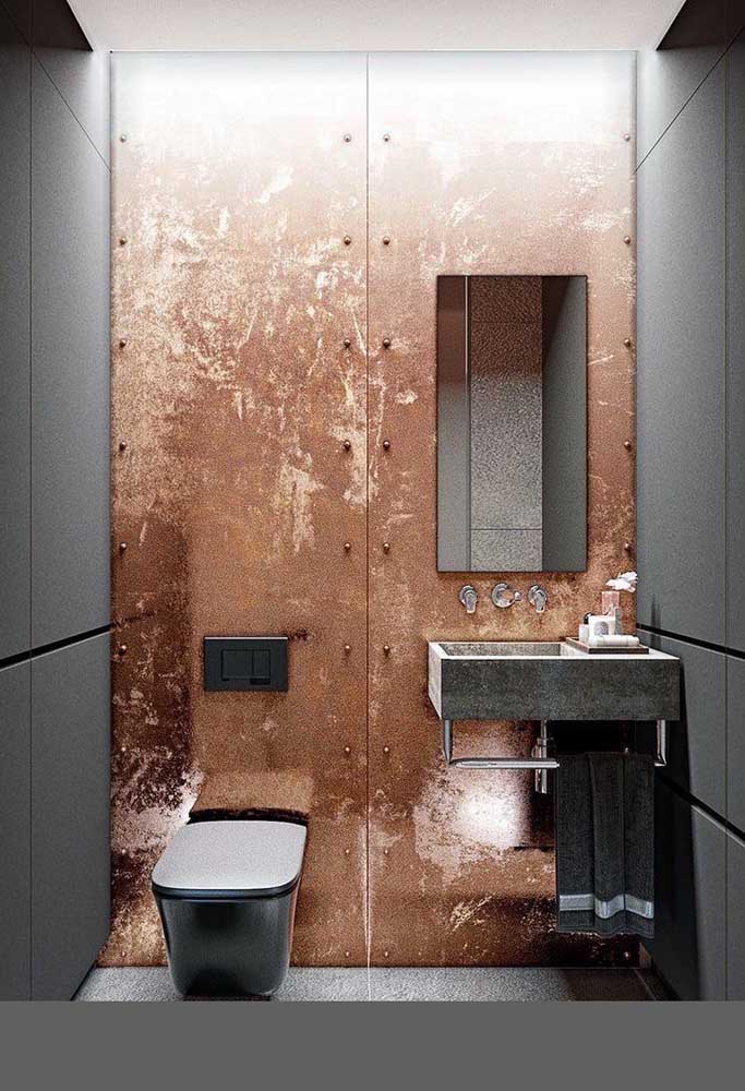 Com o aço corten você pode ousar na decoração dos ambientes.