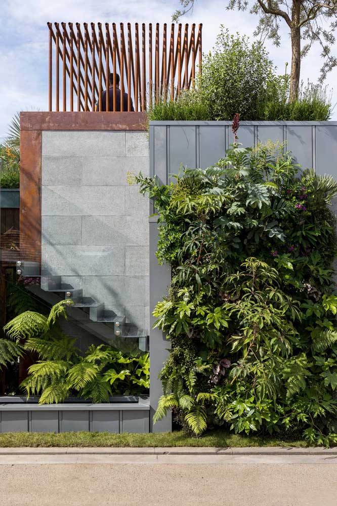 Use a criatividade para fazer estruturas incríveis com o aço corten.