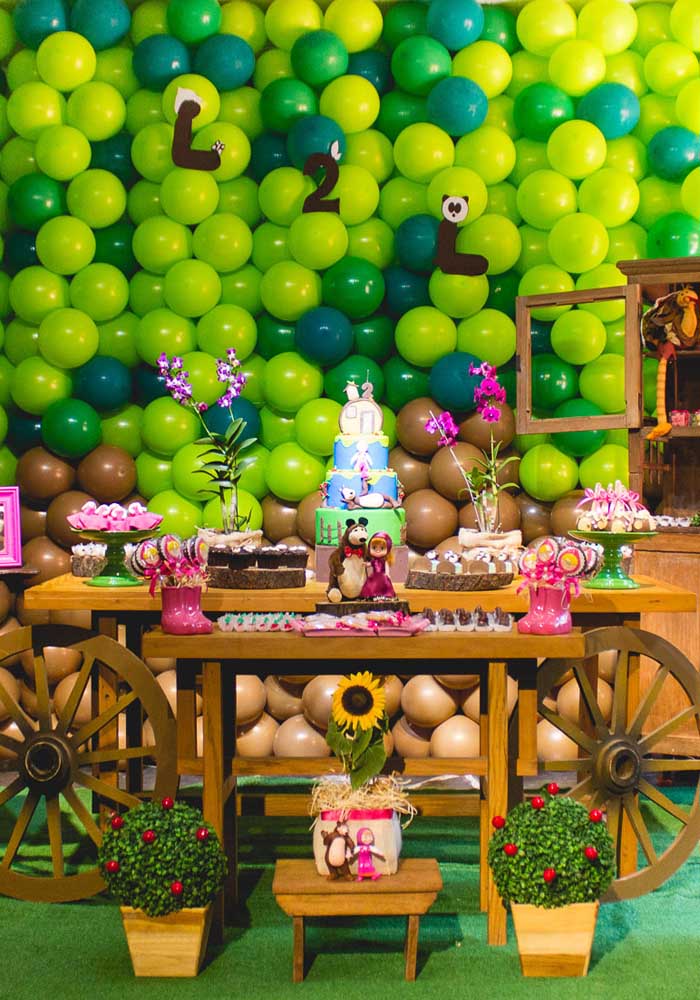 Festa Masha e o Urso: como fazer, personagens, dicas e fotos