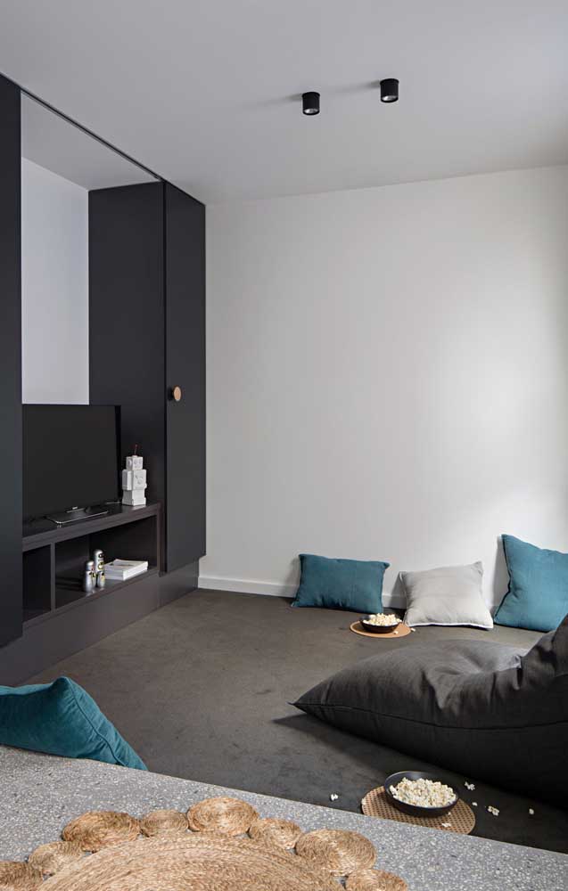 Sala de TV: como montar, decorar e fotos inspiradoras