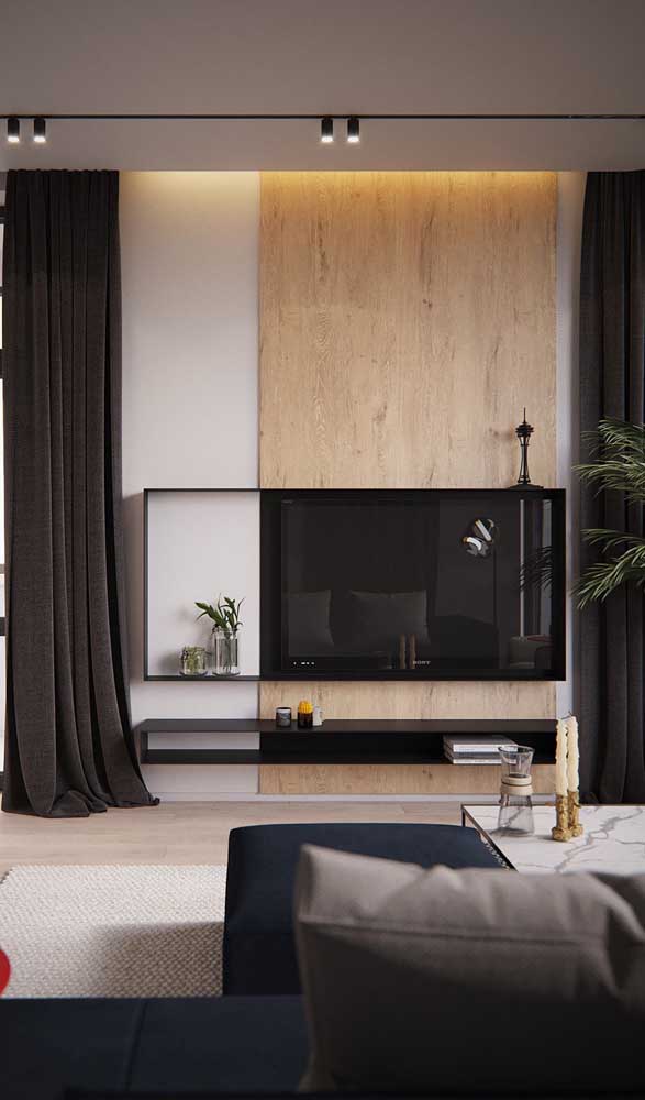 Sala de TV: como montar, decorar e fotos inspiradoras