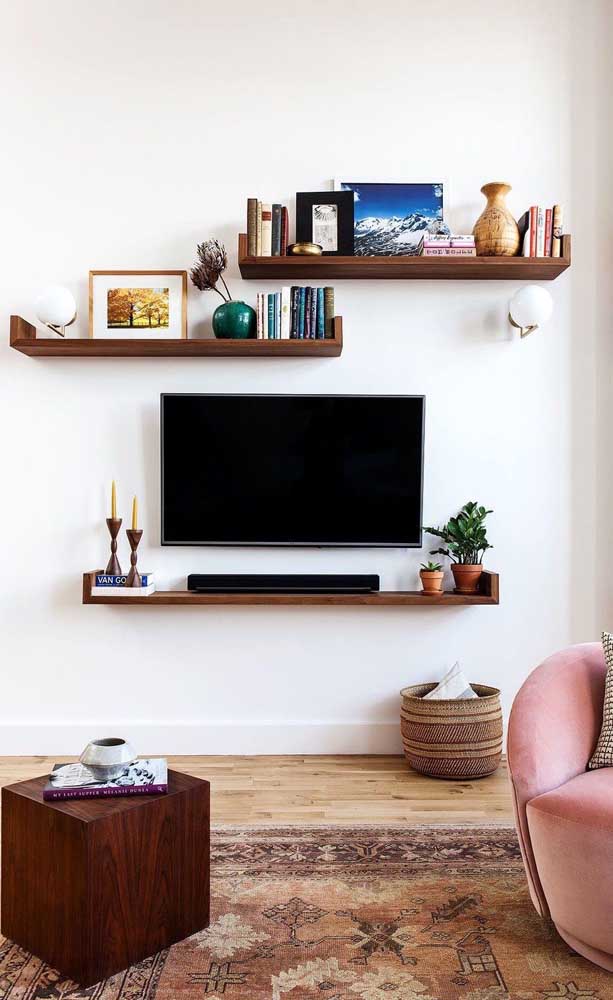 Sala de TV: como montar, decorar e fotos inspiradoras
