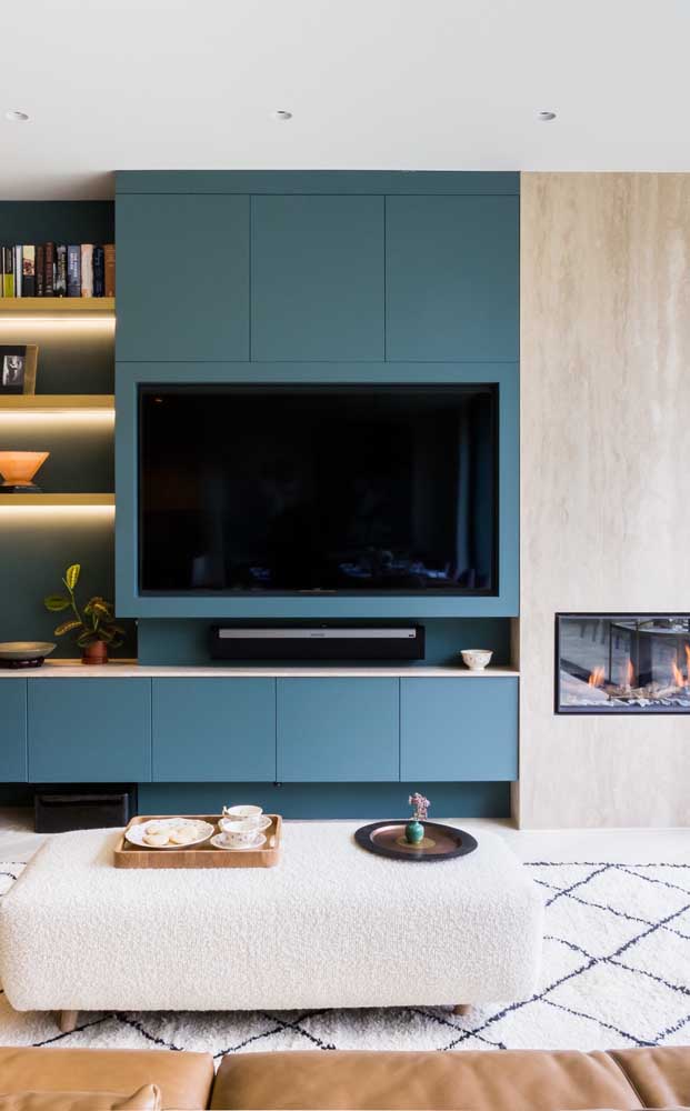 Sala de TV: como montar, decorar e fotos inspiradoras
