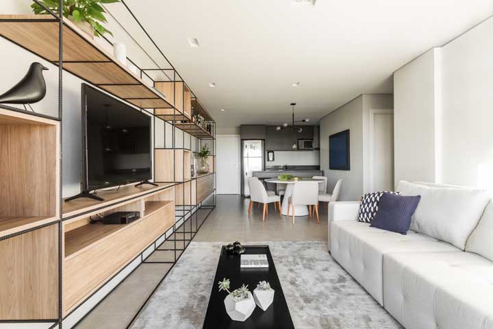 Sala de TV: como montar, decorar e fotos inspiradoras