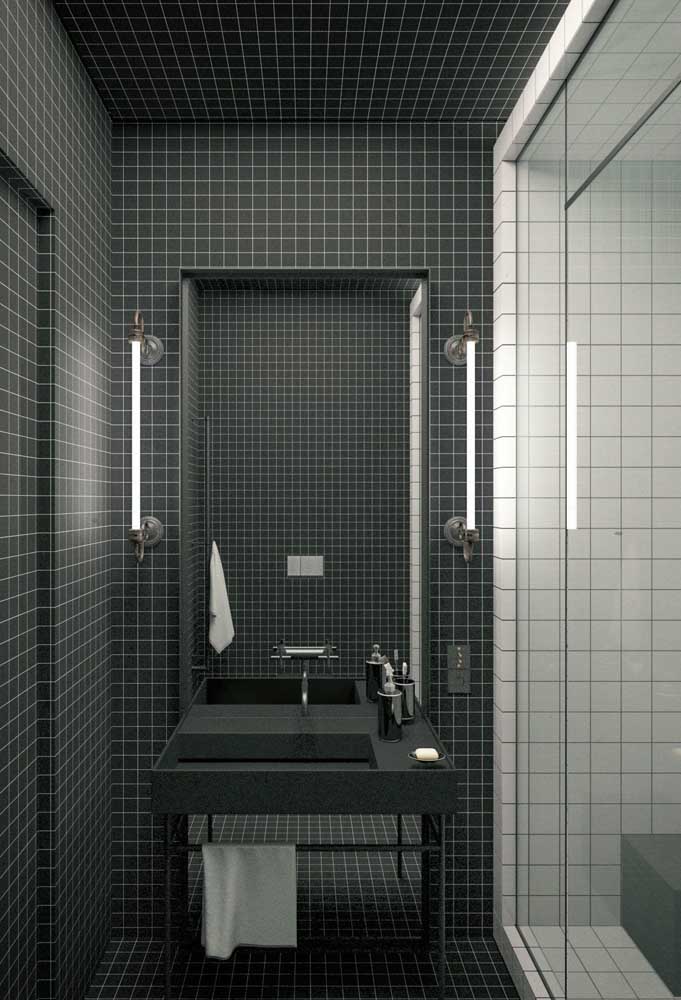 Banheiro masculino: estilos, melhores cores e fotos inspiradoras