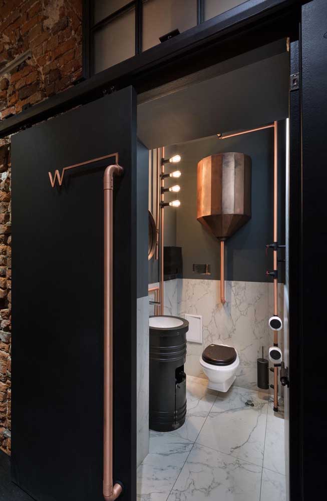 Banheiro masculino: estilos, melhores cores e fotos inspiradoras