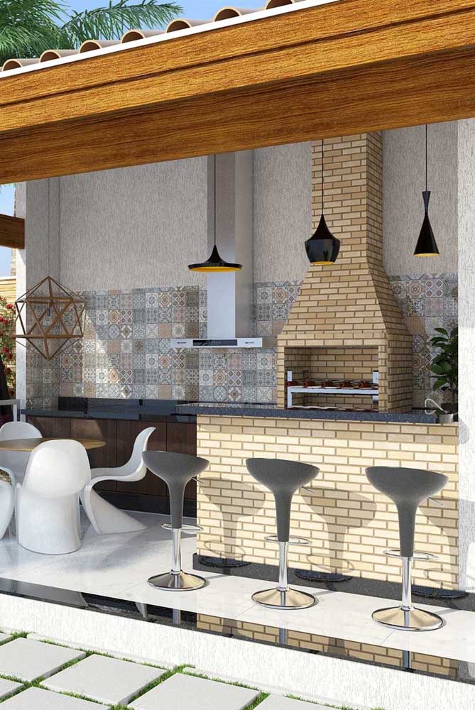 Churrasqueira de tijolo: como fazer, dicas e fotos inspiradoras