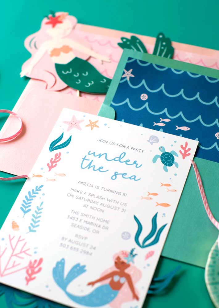 Festa sereia: como fazer, decorar e 70 fotos inspiradoras