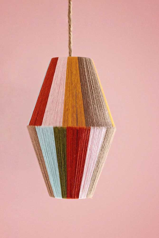 Luminária de barbante: como usar, como fazer e 60 ideias inspiradoras