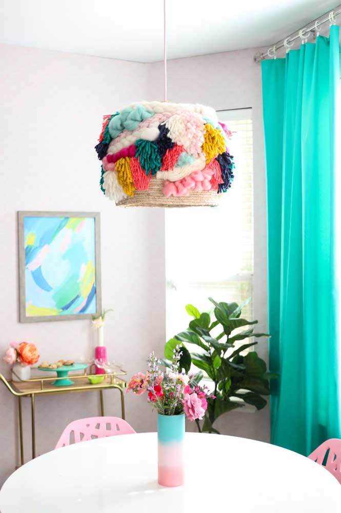 Luminária de barbante: como usar, como fazer e 60 ideias inspiradoras