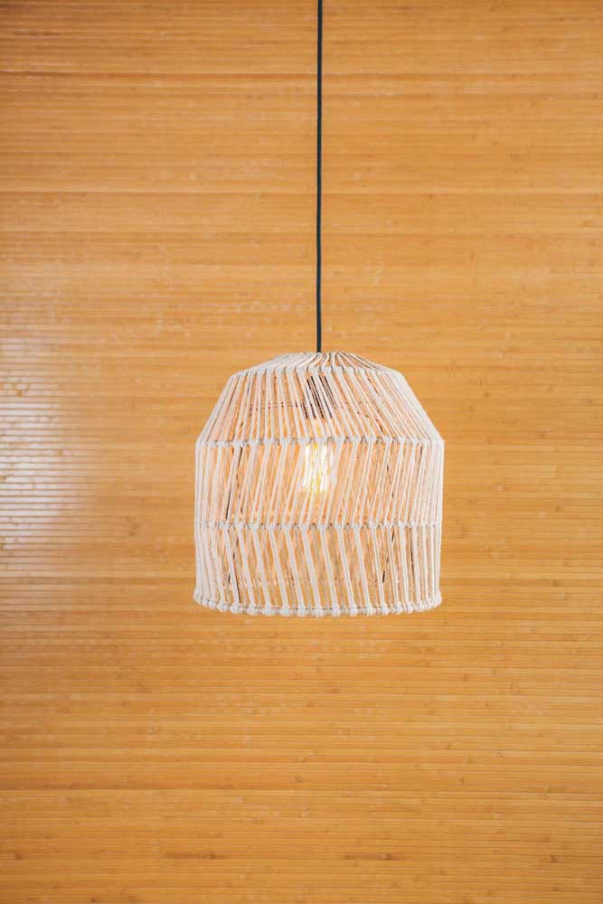 Luminária de barbante: como usar, como fazer e 60 ideias inspiradoras