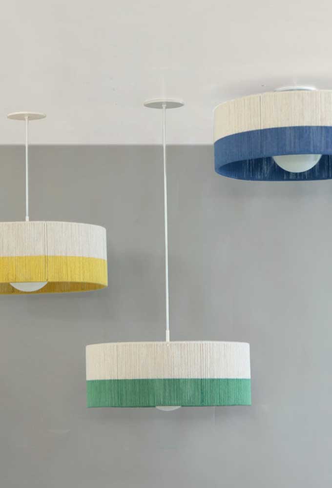 Luminária de barbante: como usar, como fazer e 60 ideias inspiradoras