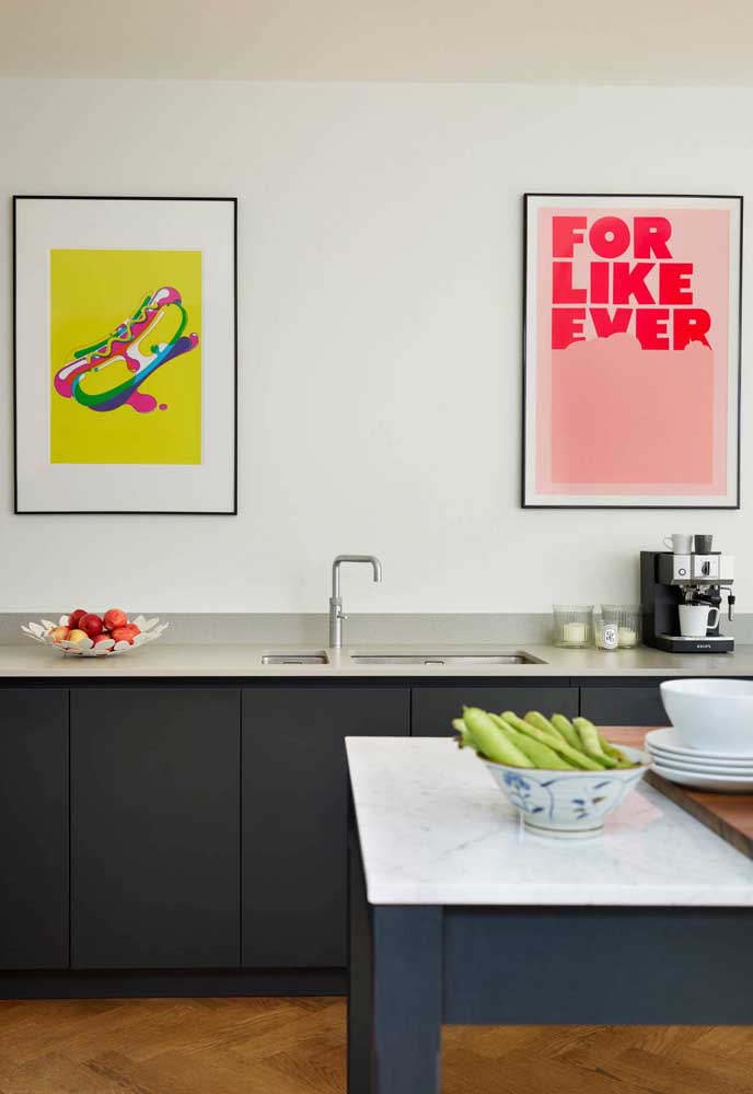 Quadros para cozinha: como fazer, cuidados, composição e fotos inspiradoras