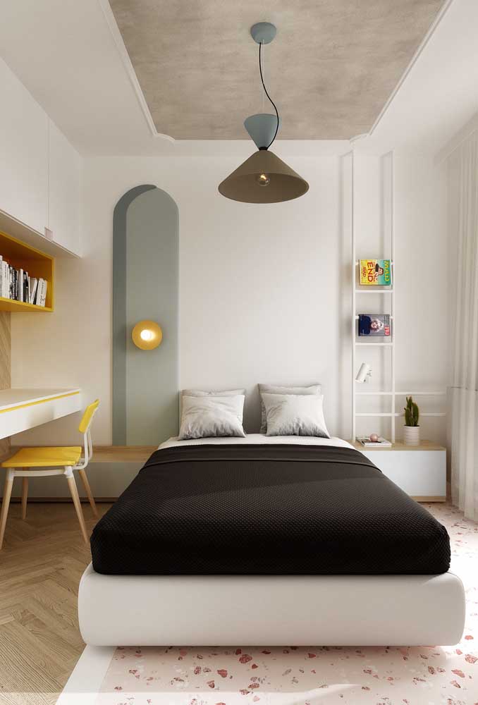 Quarto de casal simples: 60 ideias incríveis para você acertar na decoração