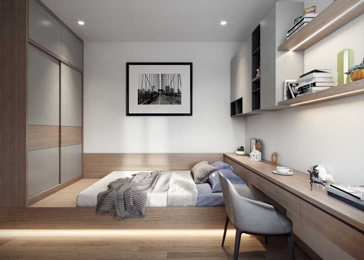 Quarto de casal simples: 60 ideias incríveis para você acertar na decoração