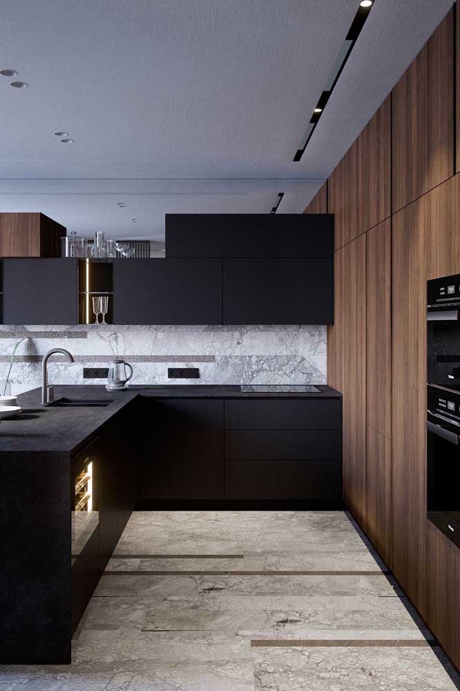 Cozinha em U: modelos, vantagens e fotos inspiradoras