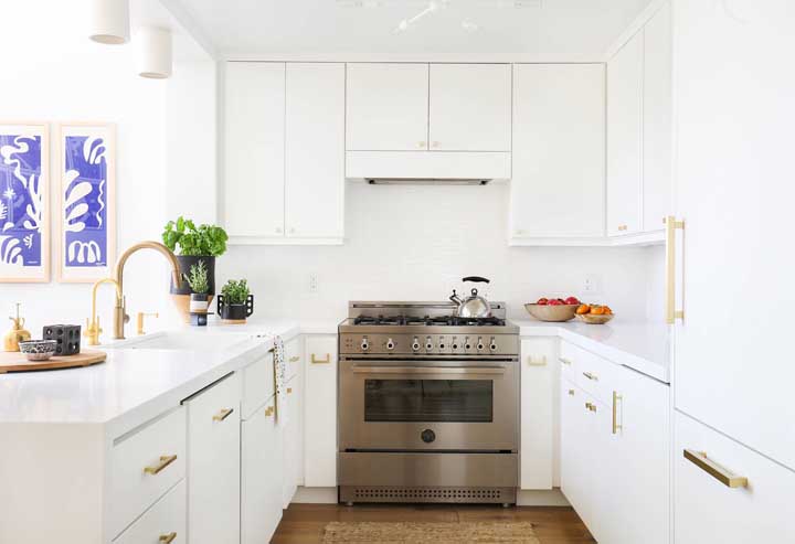 Cozinha em U: modelos, vantagens e fotos inspiradoras