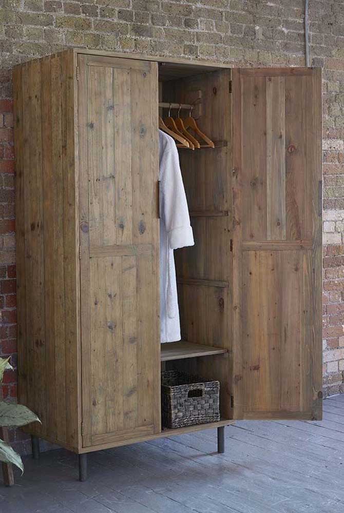 Guarda-roupa de pallet: 60 ideias, dicas e como fazer passo a passo