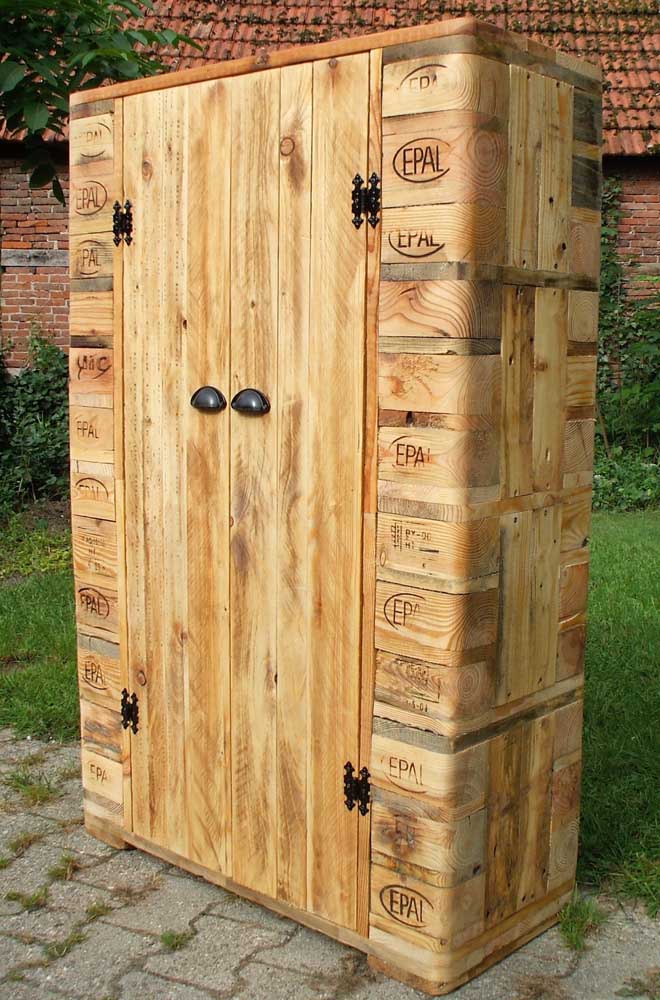 Guarda-roupa de pallet: 60 ideias, dicas e como fazer passo a passo