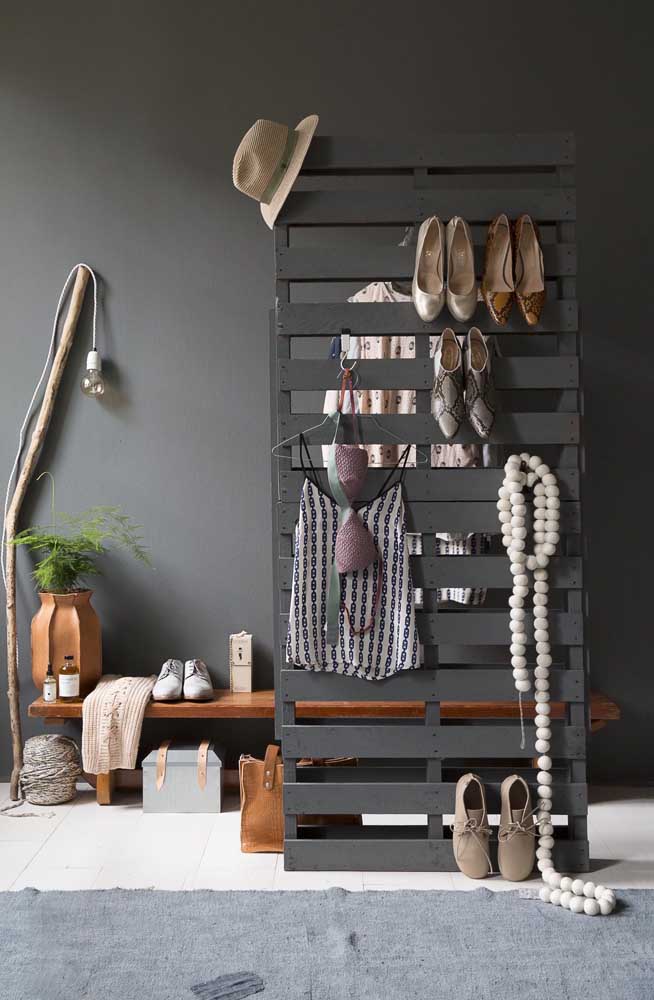 Guarda-roupa de pallet: 60 ideias, dicas e como fazer passo a passo