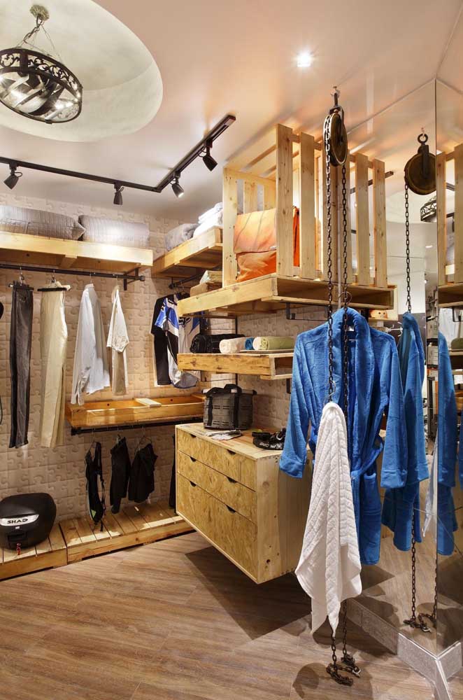 Guarda-roupa de pallet: 60 ideias, dicas e como fazer passo a passo