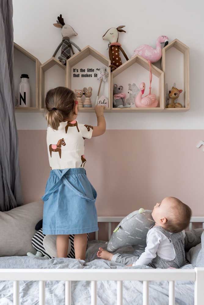 Nichos para quarto de bebê: 59 ideias inspiradoras na hora de criar o seu ambiente