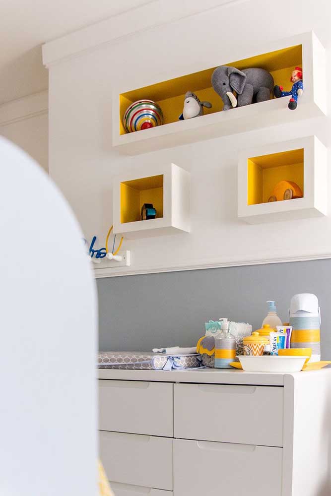 Nichos para quarto de bebê: 59 ideias inspiradoras na hora de criar o seu ambiente