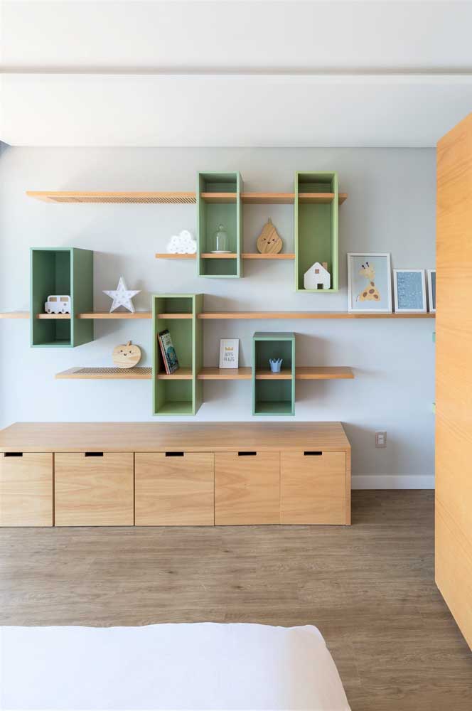 Nichos para quarto de bebê: 59 ideias inspiradoras na hora de criar o seu ambiente